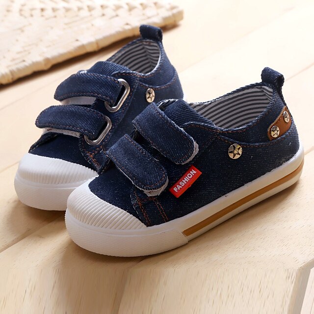  Boys' Shoes Canvas Fall Comfort Sneakers for Navy Blue / Light Blue