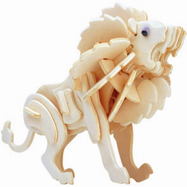  Wooden Puzzle Lion Professional Level Wooden 1 pcs Kid's Boys' Girls' Toy Gift