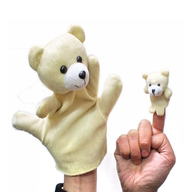  Finger Puppets Hand Puppets Teddy Bear Novelty Plush Imaginative Play, Stocking, Great Birthday Gifts Party Favor Supplies Boys' Girls'