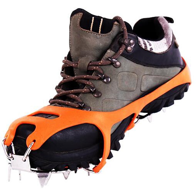  Traction Cleats / Climbing Shoes / Crampons Anti Slip / 18 Spikes Stainless Steel / Rubber for Hiking / Snowsports 0.000*0.000*0.000 cm