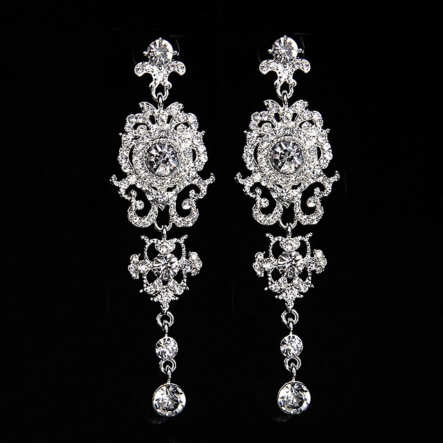  Women's Drop Earrings Earrings Jewelry Silver For Wedding Party