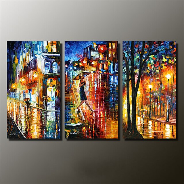  Oil Painting Hand Painted - Landscape Modern Canvas