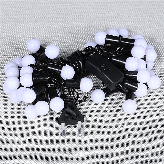  3m String Lights 28 LEDs Dip Led Warm White Waterproof / Remote Control / RC / Dimmable 5 V / Linkable / IP44