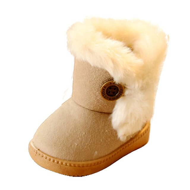  Da ragazza Stivaletti Comoda / Stivali da neve Sintetico Ragazzini (4-7 anni) Footing Fucsia / Rosa / Beige Inverno