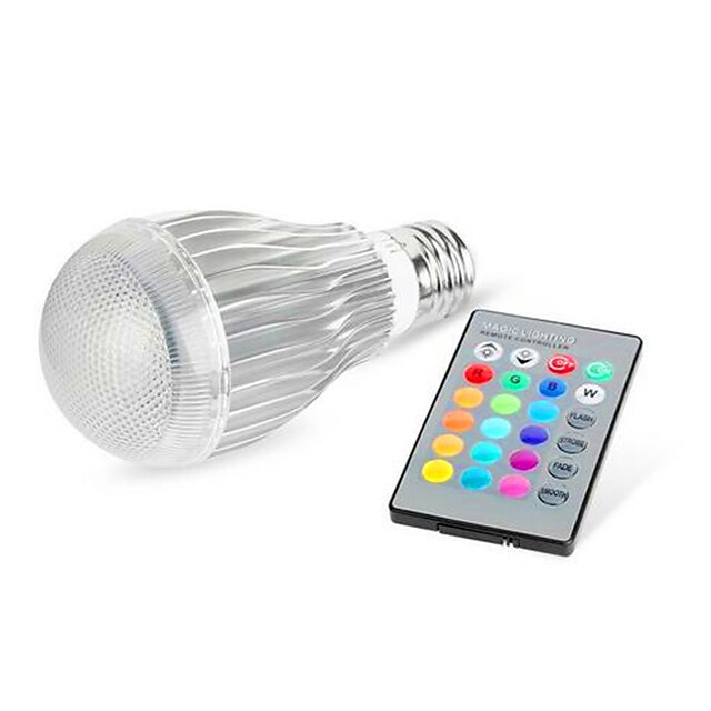  1 szt. 10 W Inteligentne żarówki LED 450-580 lm E26 / E27 ST64 1 Koraliki LED LED zintegrowany Przygaszanie Zdalnie sterowana Dekoracyjna RGB 85-265 V / ROHS