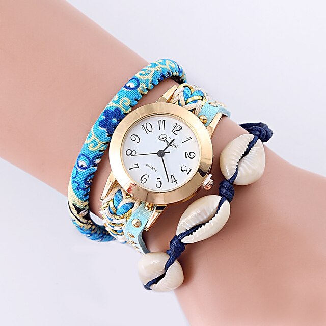  Dames Modieus horloge Polshorloge Armbandhorloge Kwarts Kleurrijk PU BandVintage Bohémien Bedeltjes Bangle armband Cool