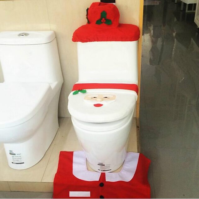  Julenissen toalett dekke matter tanklokket vev bokser