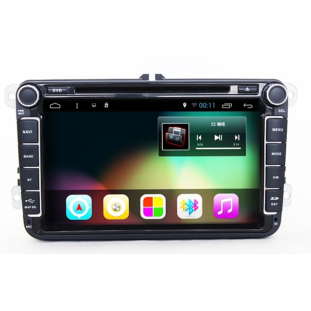  bonroad android6.0 tuuman auton DVD-soitin VW / Volkswagen / polo / passat / golf / skoda / istuin WiFi 3g isäntä Radio bt 1080p rds