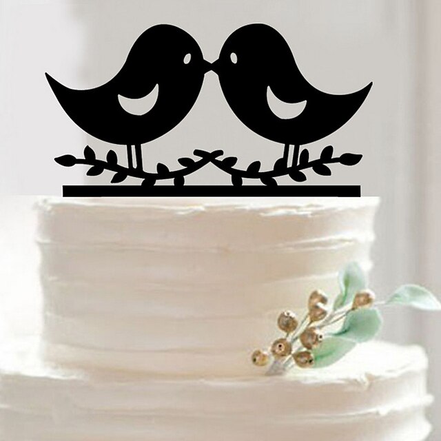  كعكة توبر الحديقةGarden Theme / Asian Themeآسيوي / زهريFloral Theme أكريليك زفاف / الذكرى السنوية / مباركة عروس مع 1 pcs كيس هدية