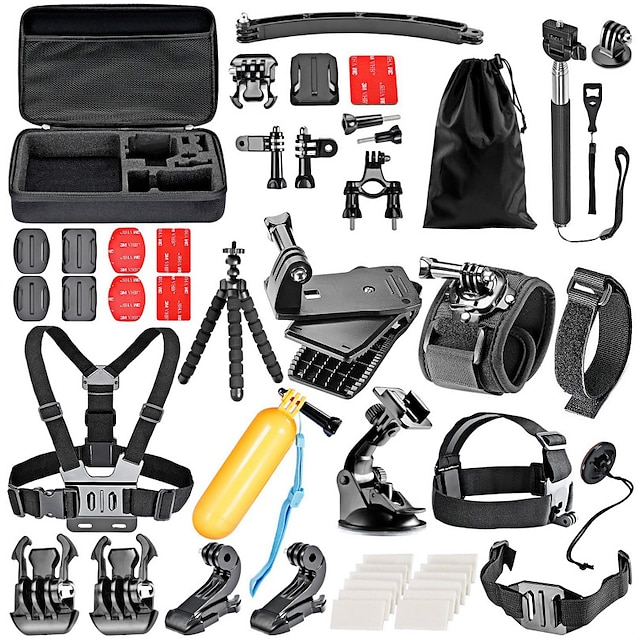  Accessoires Kit 36 pcs Pour Caméra d'action Gopro 6 Gopro 5 Xiaomi Camera Gopro 4 Gopro 3 Natation Plongée Ski Plastique Nylon EVA / Gopro 1 / Gopro 2 / Gopro 3+ / Sports DV / SJCAM
