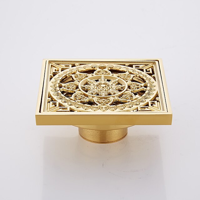  Faucet accessory - Superior Quality - Contemporary Brass Floor Drain - Finish - Ti-PVD