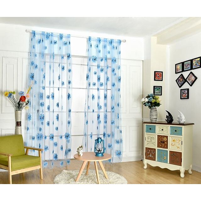  Modern Sheer Curtains Shades One Panel Kids Room   Curtains