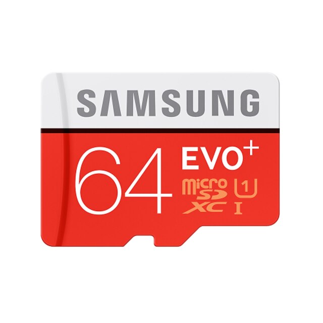  SAMSUNG 64GB Micro SD-kort TF kort minnekort UHS-I U1 Class10 EVO Plus EVO+