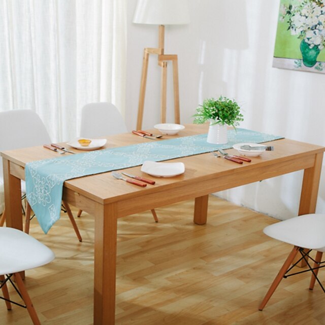  長方形 パターン柄 テーブルランナー , コットンブレンド 材料 表Dceoration / ホテルのダイニングテーブル / ウェディングパーティーの装飾