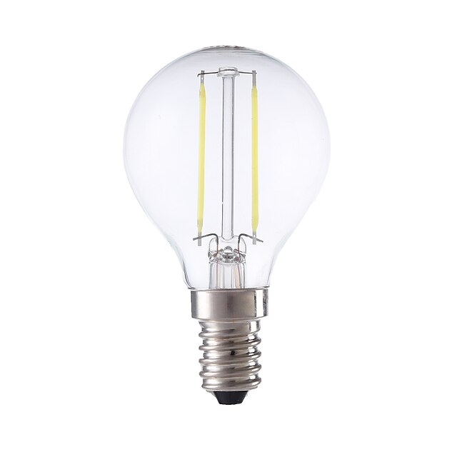  GMY® 1pc 2 W 250 lm E14 LED-glødepærer P45 2 LED perler COB Varm hvit / Kjølig hvit 220-240 V / 1 stk. / RoHs