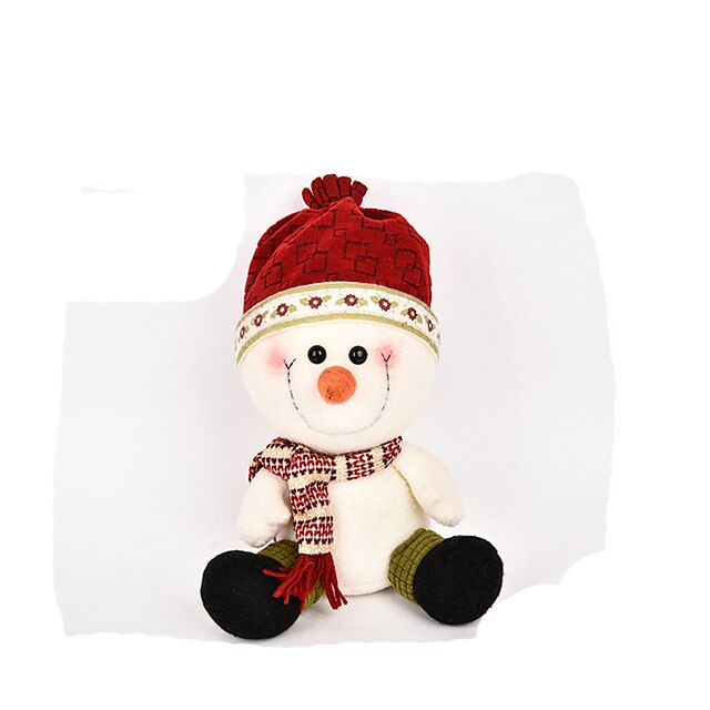  Julefrokost Forsyninger Snemand Smuk Tekstil Fantasifuld leg, strømpe, store fødselsdagsgaver til fordel for fest Drenge Pige Voksne
