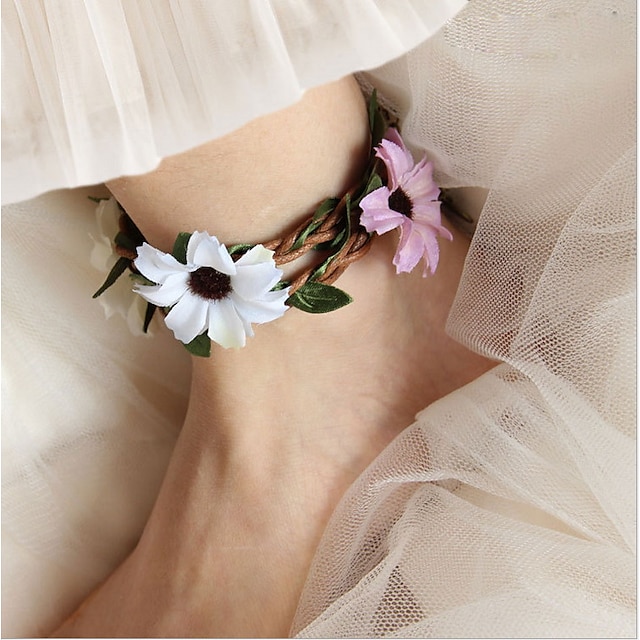  Dames Enkelring  Bohémien Bruids Enkelring  Sieraden Regenboog Voor Bruiloft Dagelijks Causaal
