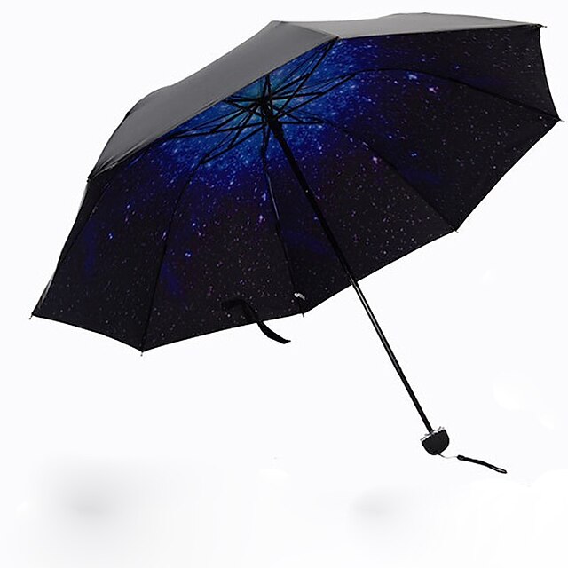  Plast Herre / Dame / Drenge Solparaply Sammenfoldet paraply