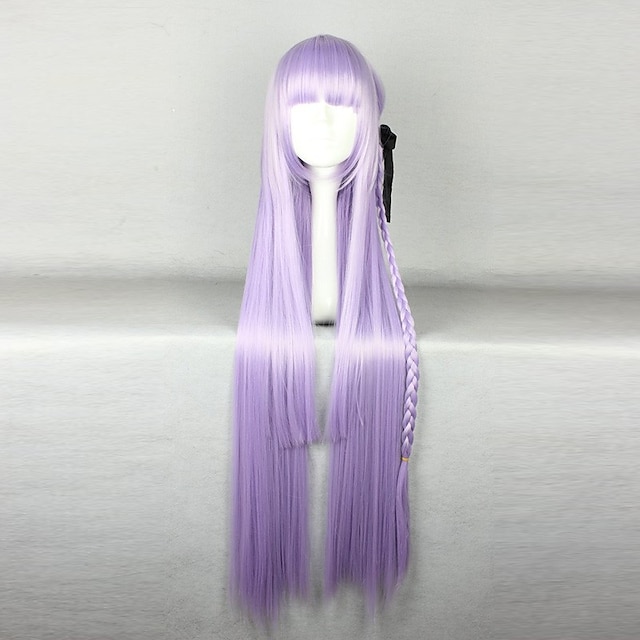  Synthetic Wig Cosplay Wig Straight Straight Wig Purple Synthetic Hair Women‘s Braided Wig African Braids Purple hairjoy