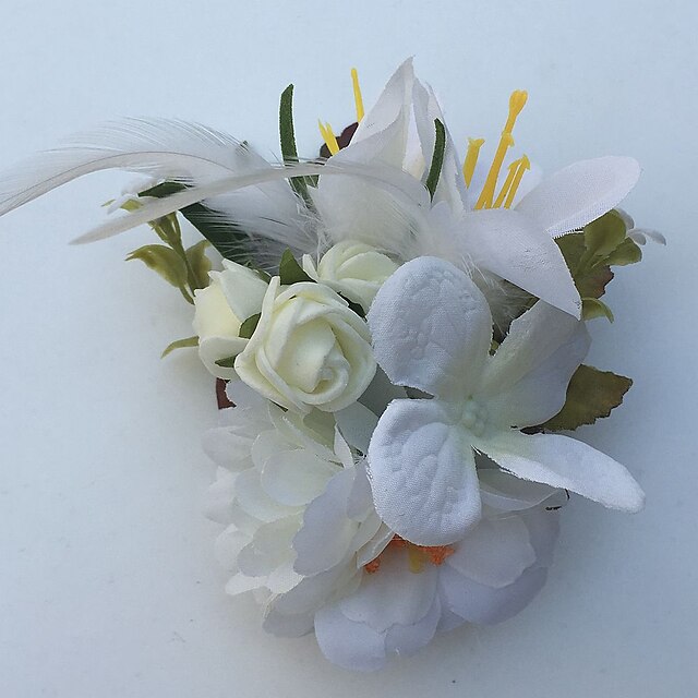  Flori de Nuntă Buchete / Butoniere / Altele Nuntă / Party / Seara Material / Piele  / Dantelă 0-20cm