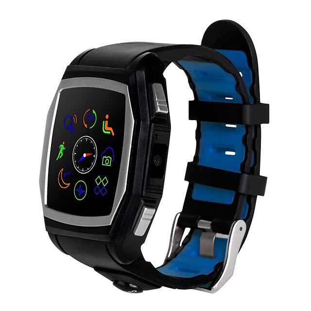  Smartwatch varten iOS / Android Sykemittari / GPS / Handsfree puhelut / Vedenkestävä / Video Ajastin / Sekunttikello / Activity Tracker / Löydä laitteeni / 0,3 MP / 128MB / Kamera