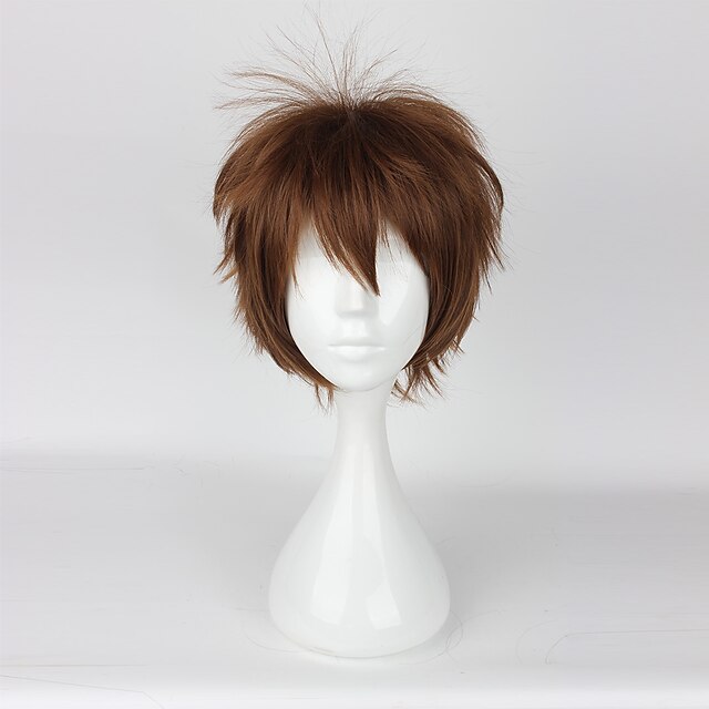  Ensemble Stars Mitsuru Tenma Cosplay Wigs Men's Women's 14 inch Heat Resistant Fiber Anime Wig
