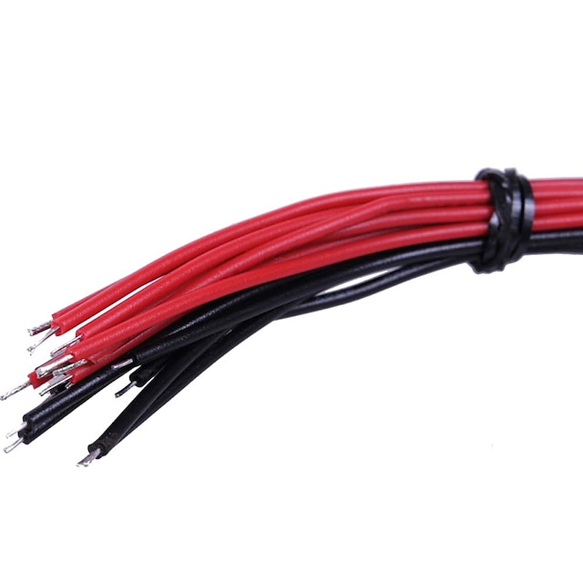  crab regat sârmă de lipire roșu și negru, cu cablu electronic cablu de alimentare cablu de alimentare de la distanță masina de control