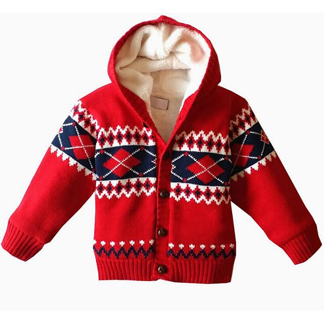  Baby Unisex Casual / Daily Jacquard Cotton Sweater & Cardigan