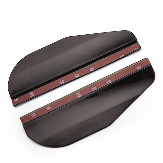  ZIQIAO Car Rearview Mirror Rain Water Eyebrows Cover Side Shield (2 PCS)