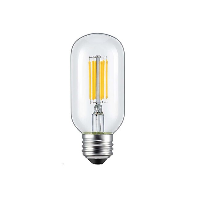  1ks 5 W LED žárovky s vláknem 2300/6000 lm E26 / E27 6 LED korálky COB Teplá bílá Chladná bílá 85-265 V / 1 ks / RoHs