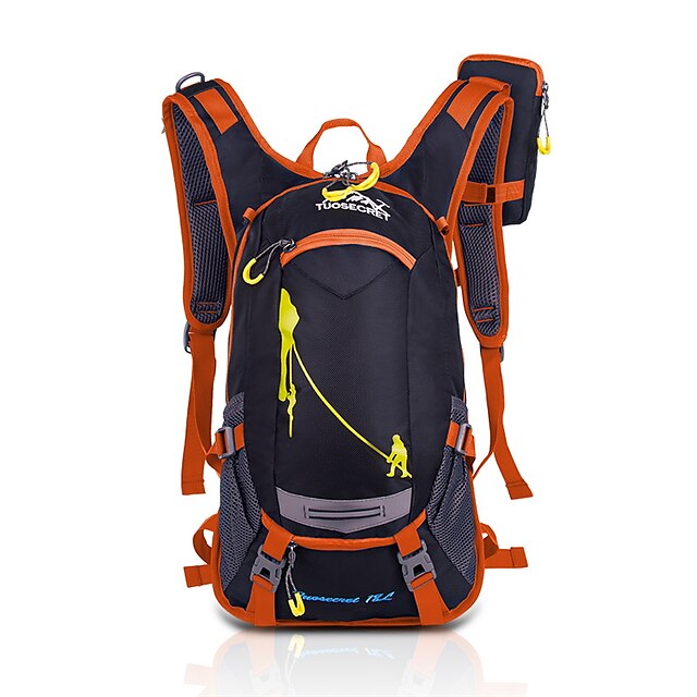  Unisex Kassit Nylon Backpack varten Urheilu ulko- Kaikki vuodenajat Oranssi Keltainen Punainen Vihreä Sininen