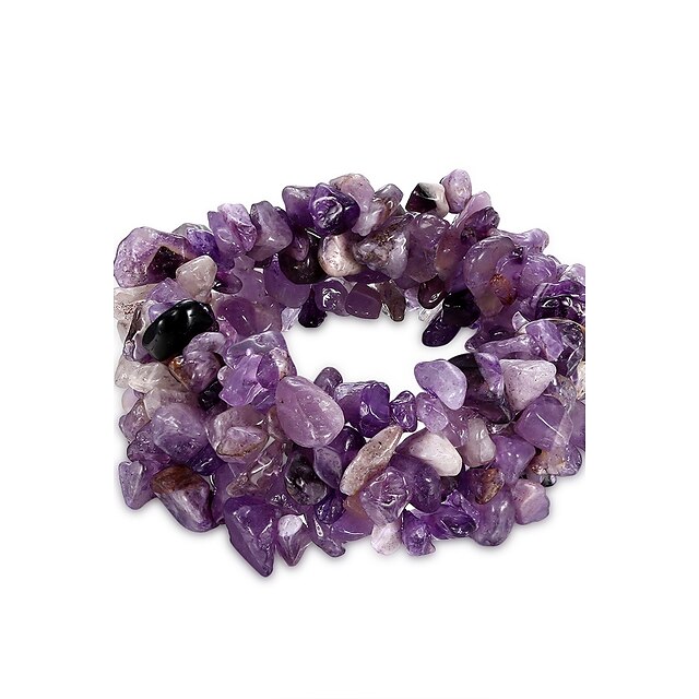  Women's Crystal Chain Bracelet - Irregular Purple Bracelet For Birthday / Gift / Daily