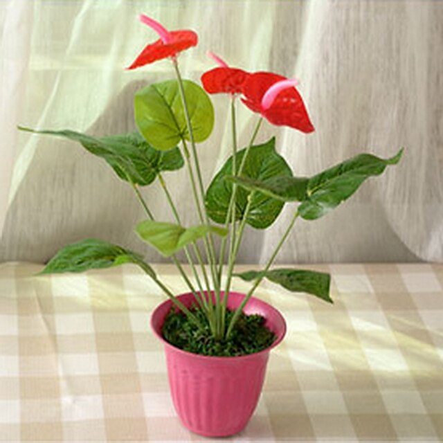  1 ブランチ プラスチック その他 植物 その他 テーブルトップフラワー 人工花