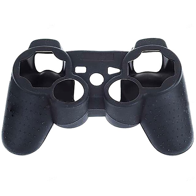  Black Protective Silicone Case for PS3 Controller