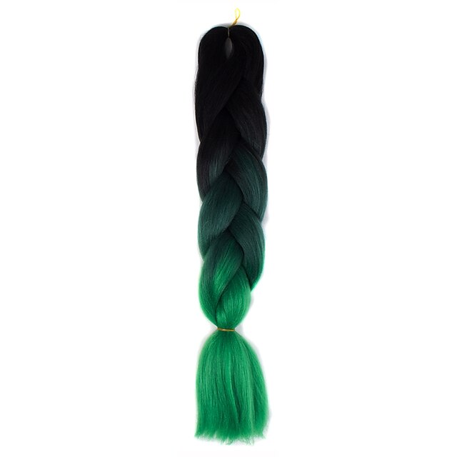  ブレイズヘア かぎ針編み ジャンボブレイズ 100％カネカロン髪 / カネカロン 髪の三つ編み オンブル’ グラデーション・ブレーズヘア