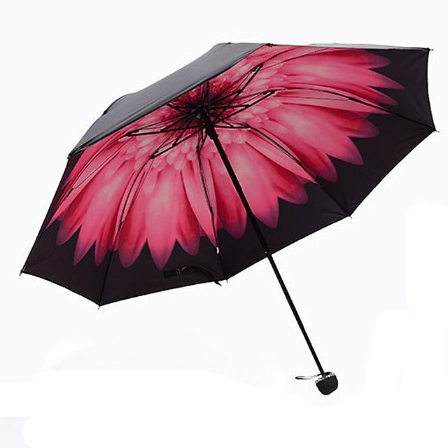  Muovi Miesten / Naisten / Poikien Auringonvarjo Taitettava sateenvarjo