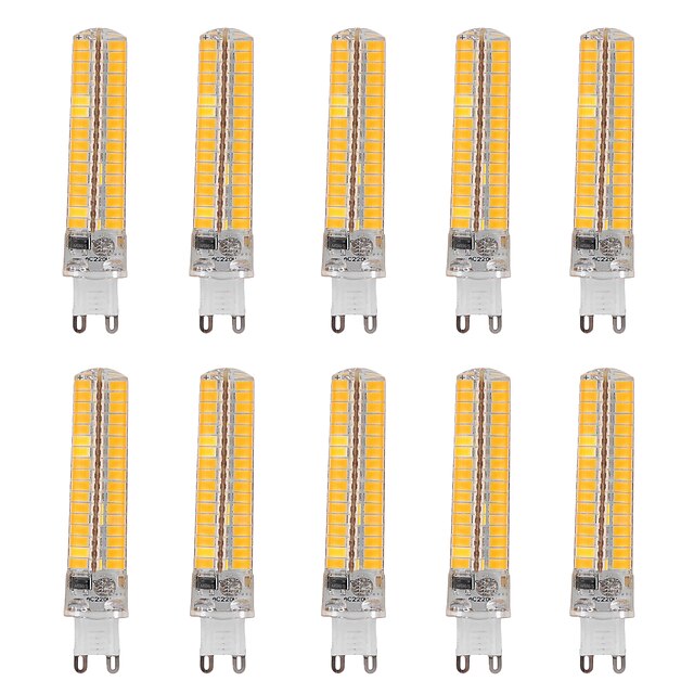  G9 5730SMD15W 1200-1400lm 5730SMD LED Corn Lights Dimmable Warm White Cool White Energy Saving Lights AC 110-220V