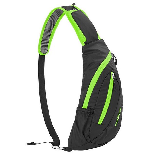  Sling & Messenger Bag Shoulder Messenger Bag Chest Bag 15 L for Camping / Hiking Climbing Leisure Sports Cycling / Bike Sports Bag Waterproof Breathable Shockproof Nylon Unisex Running Bag