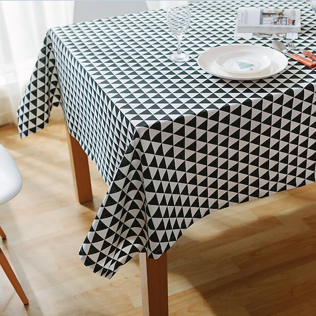  方形 フラワー パターン柄 テーブルクロス , コットンブレンド 材料 ホテルのダイニングテーブル 表Dceoration