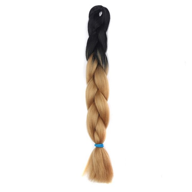  1 12packs 1b 27 color braiding hair high temperature 100g pcs synthetic braiding hair extensions