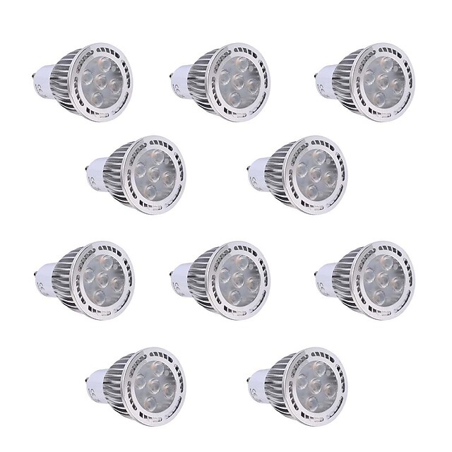  YWXLIGHT® 10pcs LED-spotpærer 450-500 lm GU10 5 LED perler SMD 3030 Dekorativ Varm hvit Kjølig hvit 85-265 V / 10 stk. / RoHs