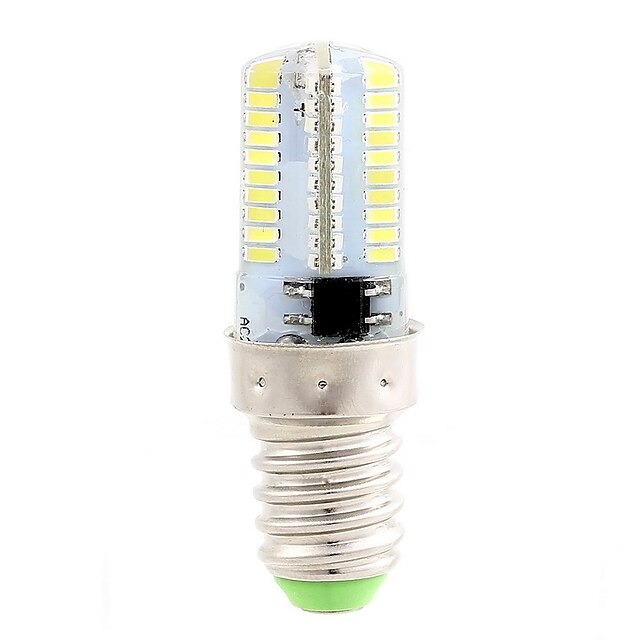  400lm E14 LED-maïslampen T 80 LED-kralen SMD 3014 Dimbaar Warm wit Koel wit 220-240V