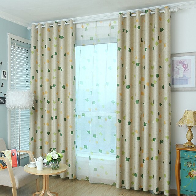  Moderni Pimennysvuoritus Drapes One Panel Kids Room   Curtains / Lastenhuone