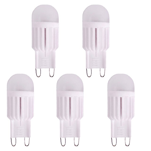 5pcs 7 W LED Bi-pin Lights 450-550 lm G9 7 LED Beads COB Dimmable Decorative Warm White Cold White 220 V 110 V / 5 pcs / RoHS