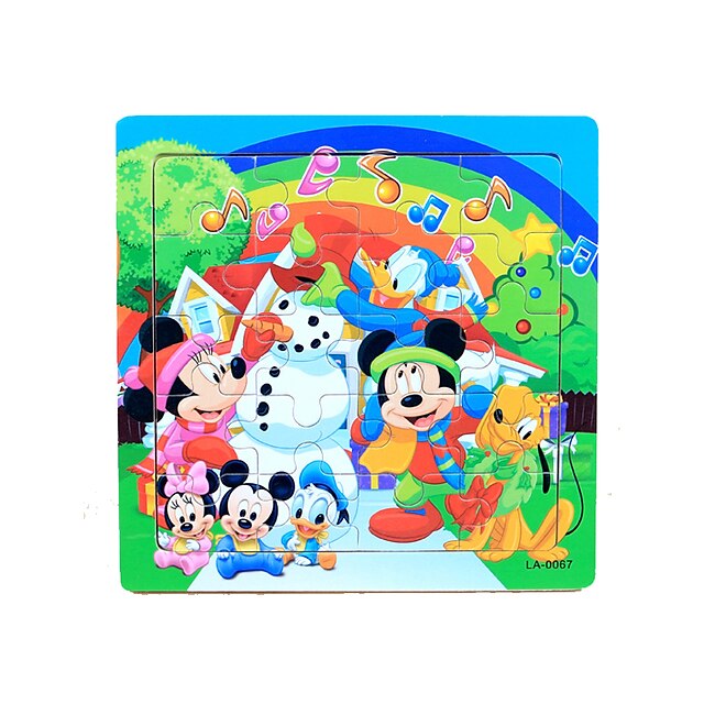  Jigsaw Puzzle Wooden Puzzle Wooden Model Wooden 20 pcs Kid's Adults' Boys' Girls' Toy Gift