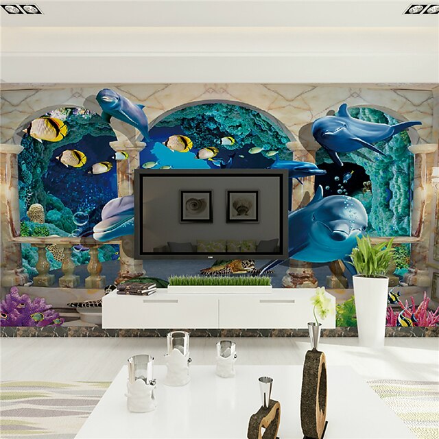 Mural Canvas Wall Covering Adhesive required 3D 2023 US 86.99