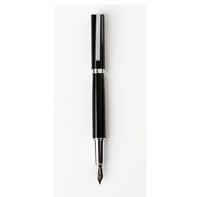  Kugelschreiber Stift Füllfederhalter Stift,Metall Fass Schwarz Tintenfarben For Schulzubehör Bürobedarf Packung