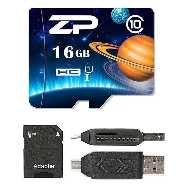  ZP 16 Гб Карточка TF Micro SD карты карта памяти UHS-I U1 / Class10