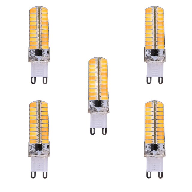  YWXLIGHT® ５個 ＬＥＤコーン型電球 500-700 lm G9 T 80 LEDビーズ SMD 5730 調光可能 装飾用 温白色 クールホワイト 110-220 V / RoHs