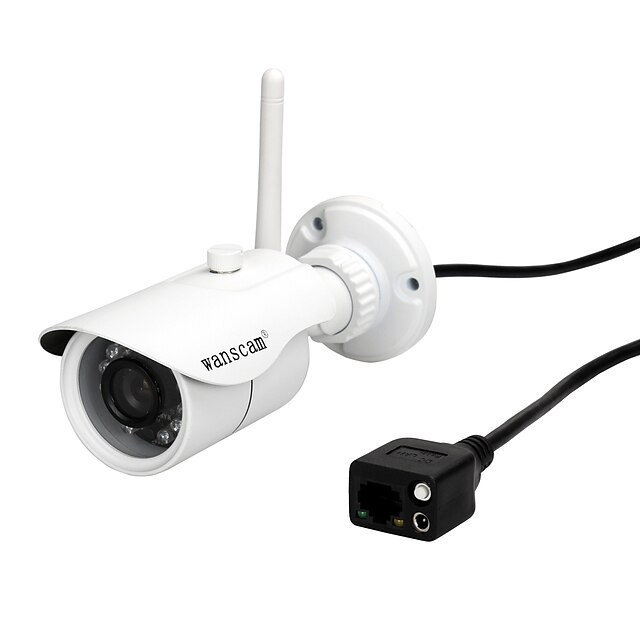  wanscam® hw0043 p2p kültéri vízálló ip66 hd (1,0 megapixel) vezeték nélküli éjjellátó ip kamera wifi